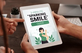 Power Bite bonus guide, 2-minute sparking smile guide